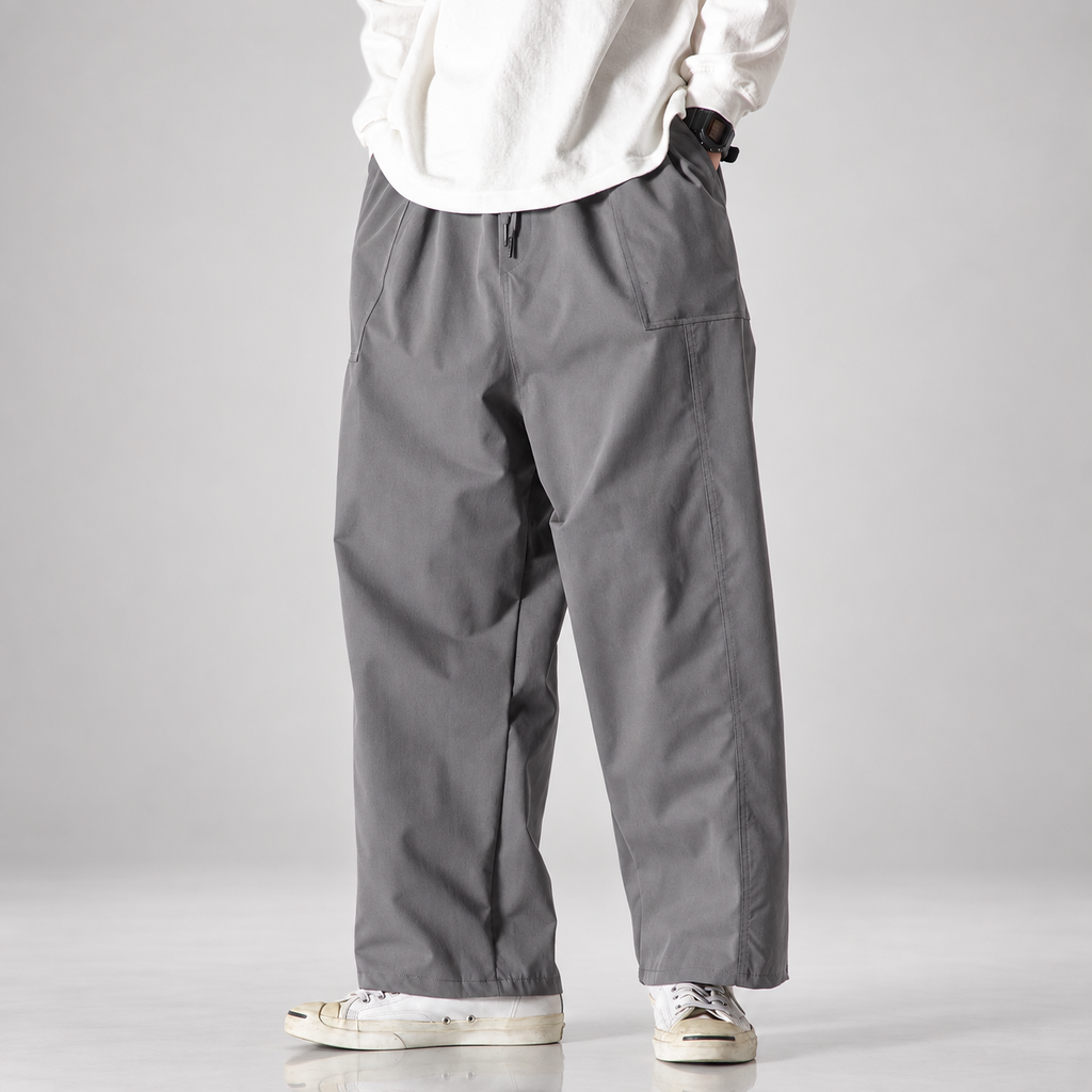 Callum Men’s Wide-Leg Drawstring Utility Pants