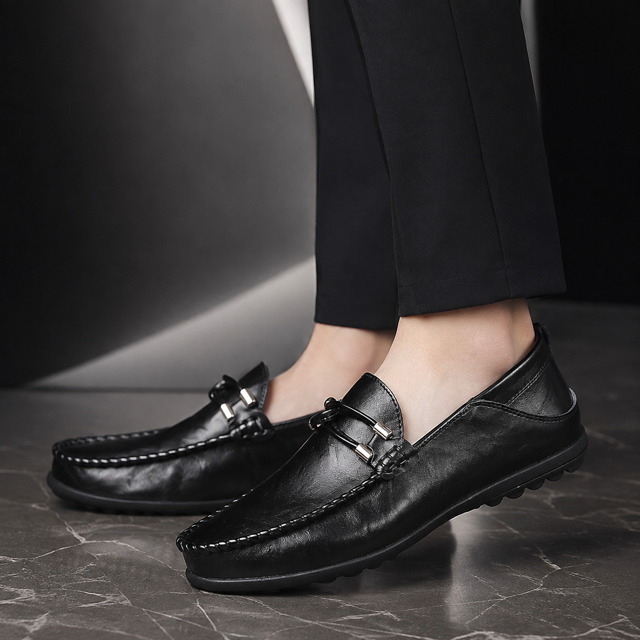 Cameron Slip-On Leather Loafers