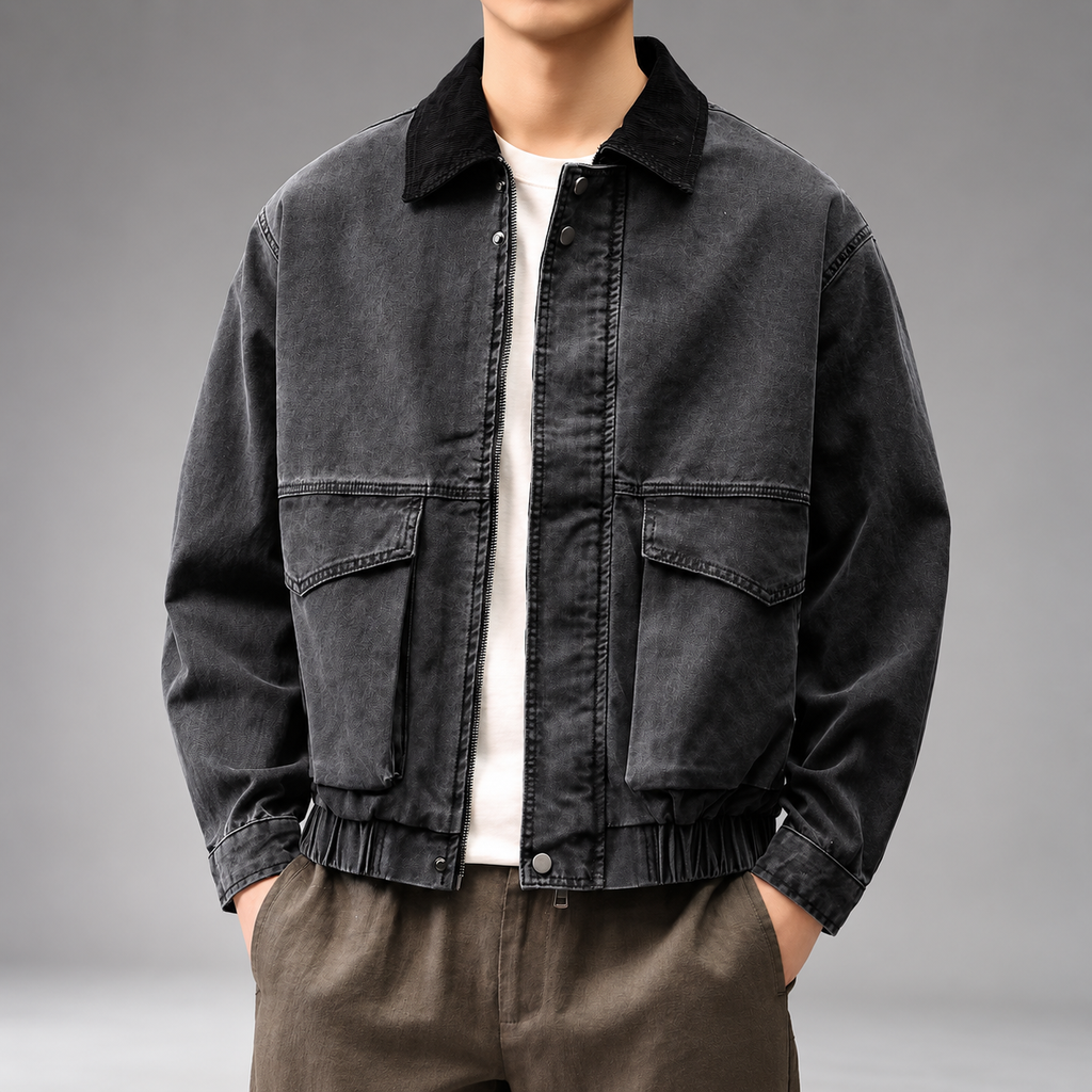 Bennett Corduroy Collar Bomber Jacket