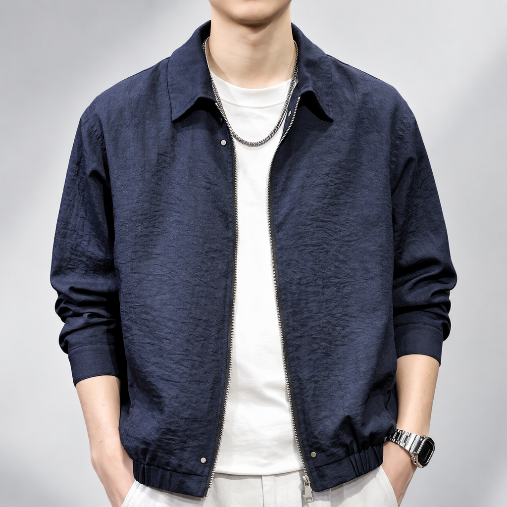Harrison Men's Textured Harrington Jacket