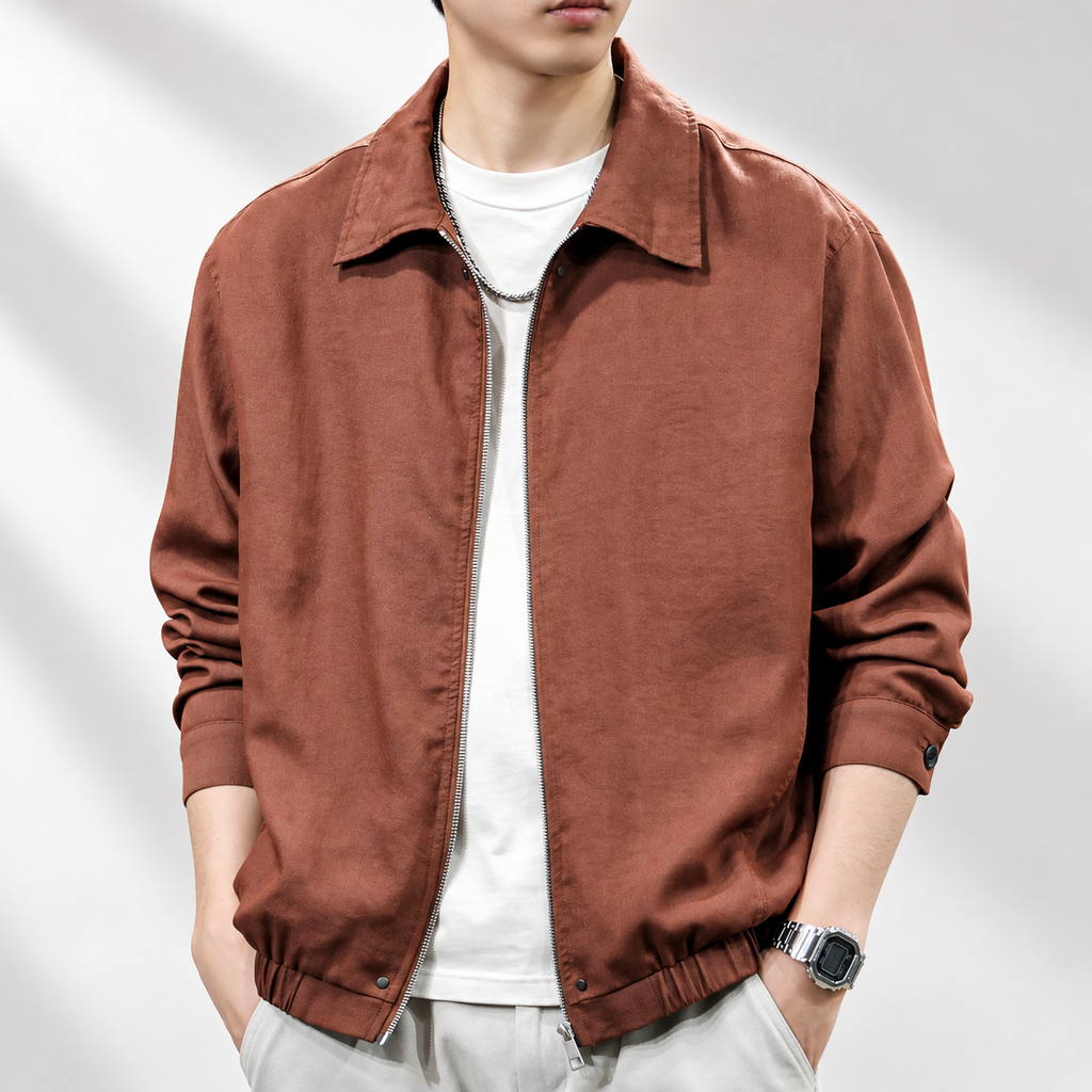 Harrison Men's Textured Harrington Jacket