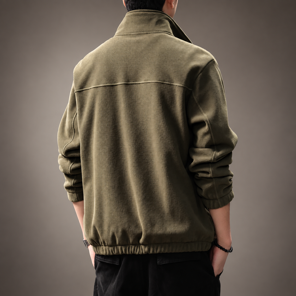 Wexford Men's Casual Textured Zip-Up Jacket