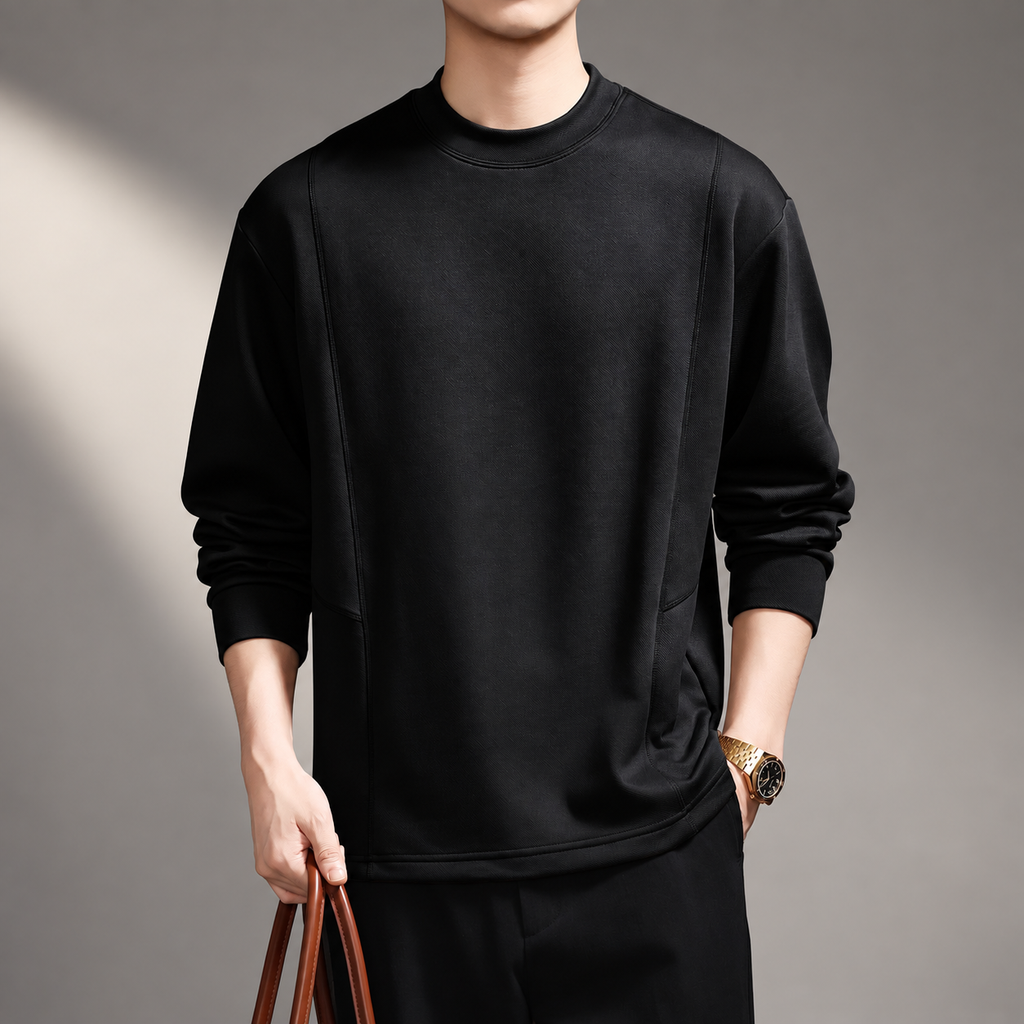 Venturo Men's Panel-Seam Crewneck Sweatshirt