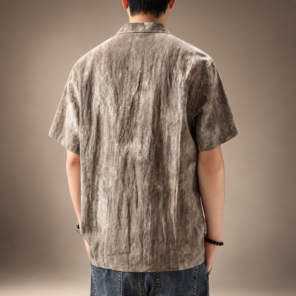 Jacob Men’s Relaxed Textured Polo Shirt