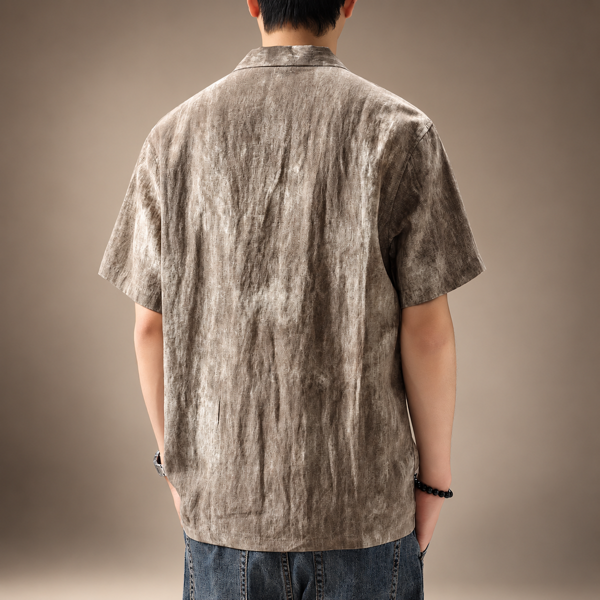 Jacob Men’s Relaxed Textured Polo Shirt