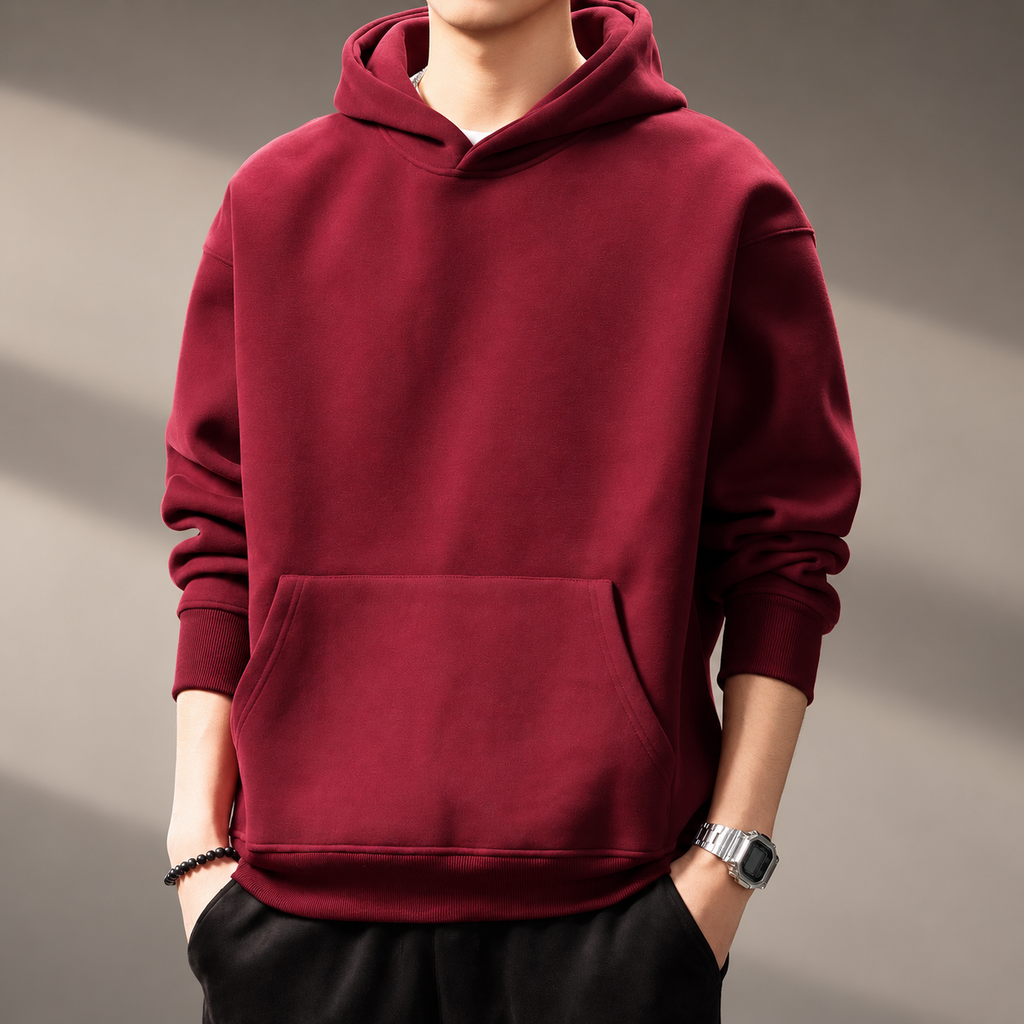 Cedric Men’s Premium Casual Fleece Pullover Hoodie