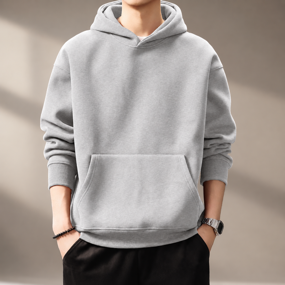 Cedric Men’s Premium Casual Fleece Pullover Hoodie