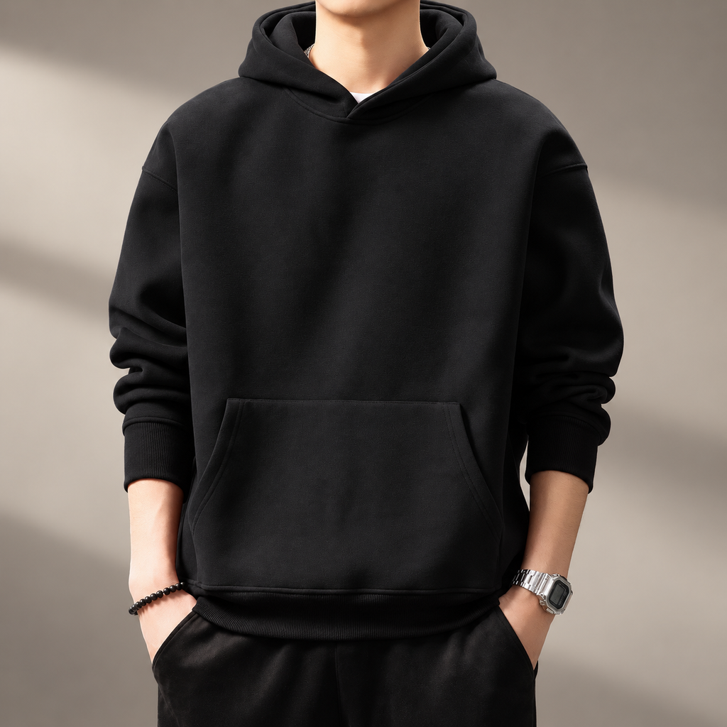 Cedric Men’s Premium Casual Fleece Pullover Hoodie