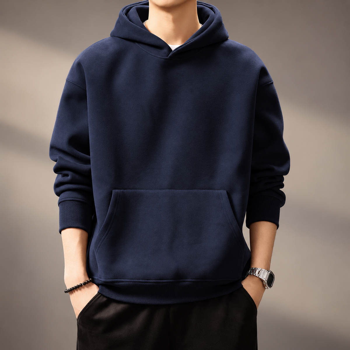Cedric Men’s Premium Casual Fleece Pullover Hoodie