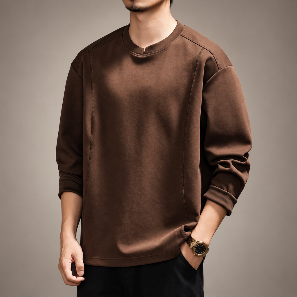 Riley Panel Seam Casual Sweatshirt