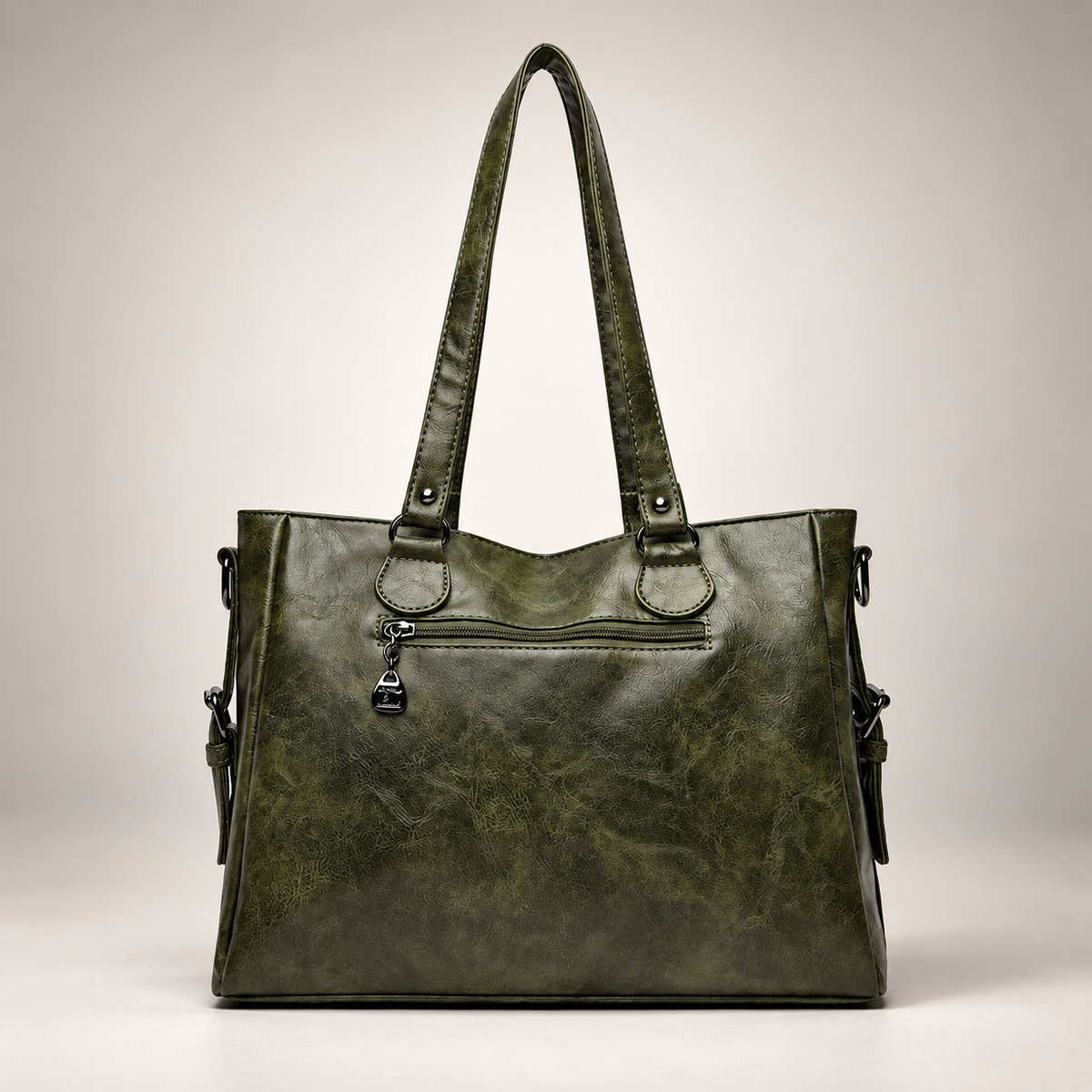 Otilia Textured Tote Shoulder Bag with Adjustable Crossbody Strap