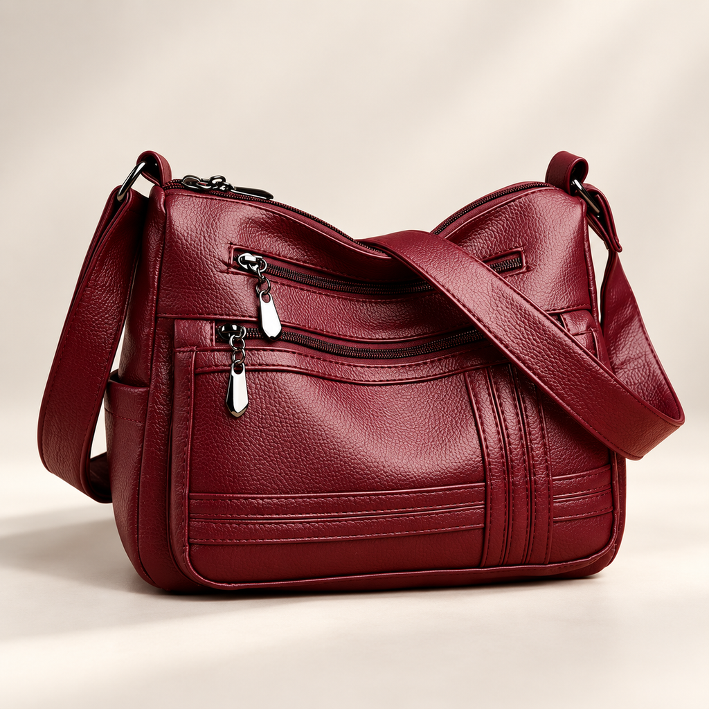 Fiorella Multi-Pocket Adjustable Shoulder Crossbody Bag