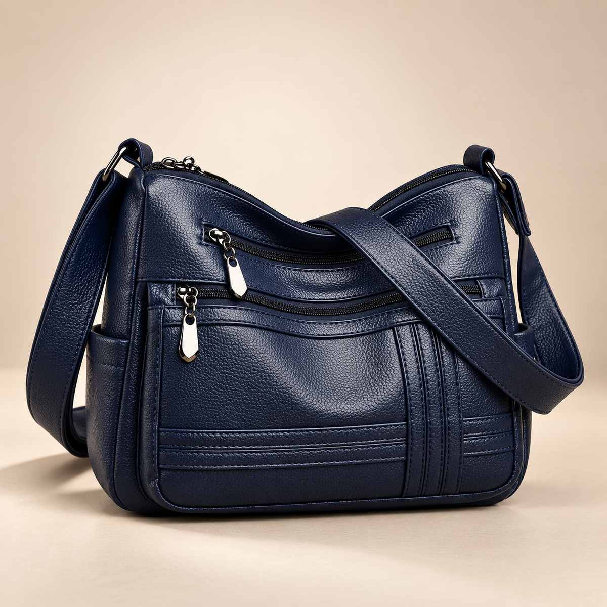 Fiorella Multi-Pocket Adjustable Shoulder Crossbody Bag