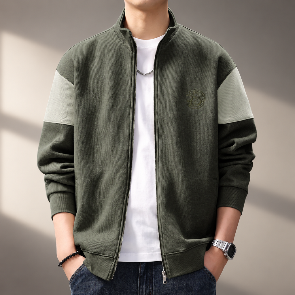 Carter Men’s Colorblock Full-Zip Knit Jacket