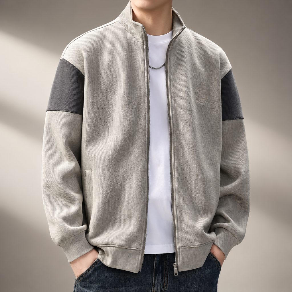 Carter Men’s Colorblock Full-Zip Knit Jacket