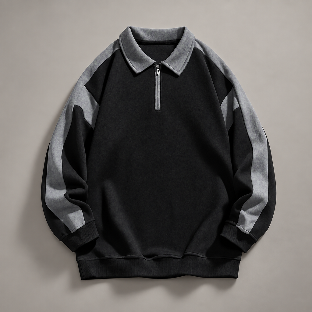 Dario Colorblock Quarter-Zip Pullover