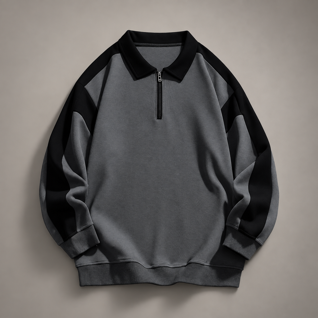 Dario Colorblock Quarter-Zip Pullover