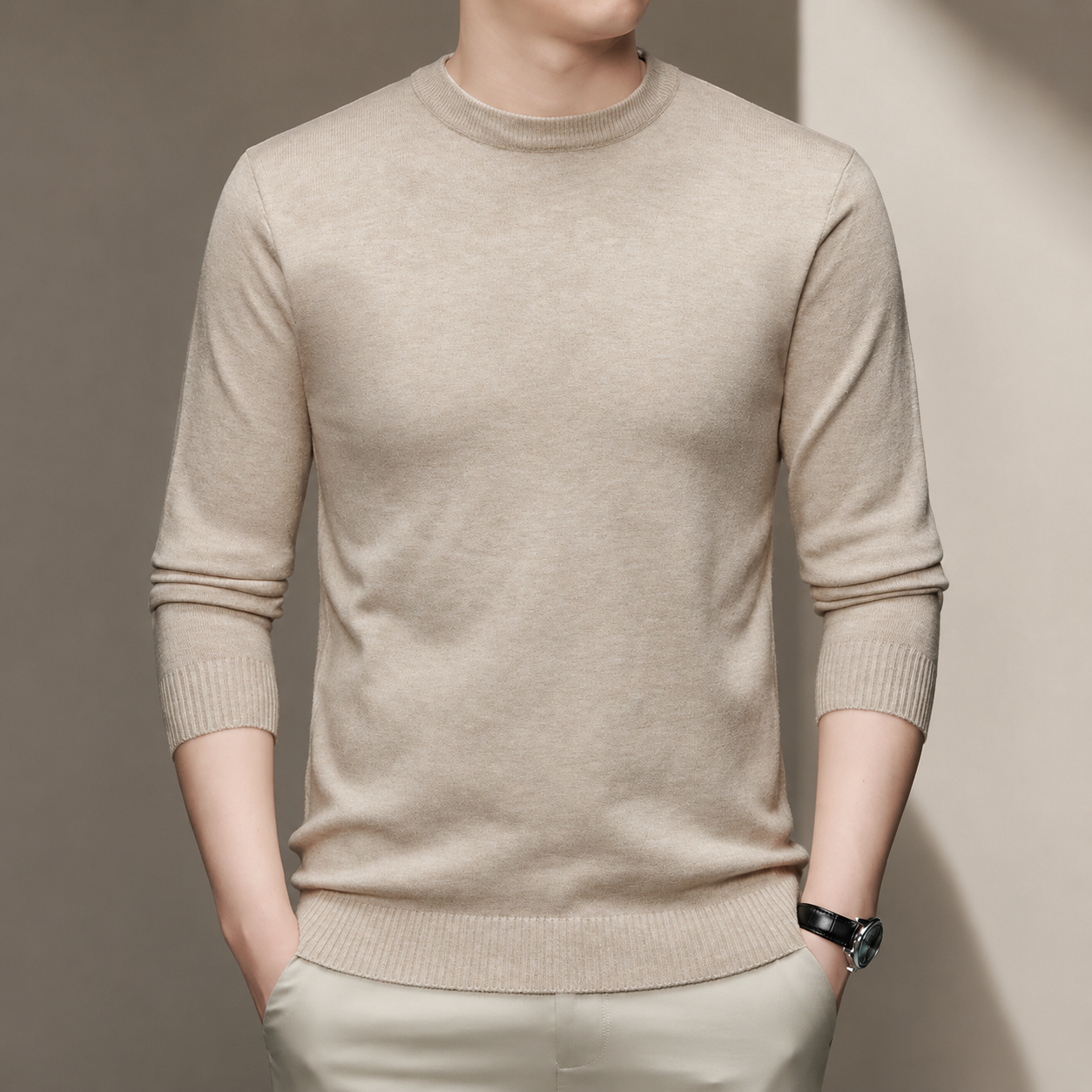 Dawson Men's Crewneck Knit Sweater