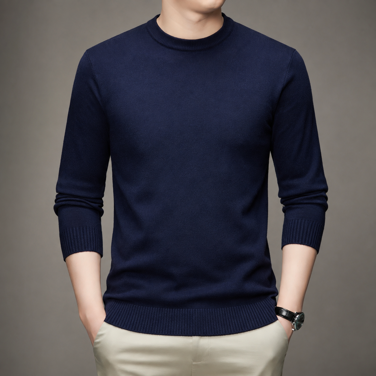 Dawson Men's Crewneck Knit Sweater