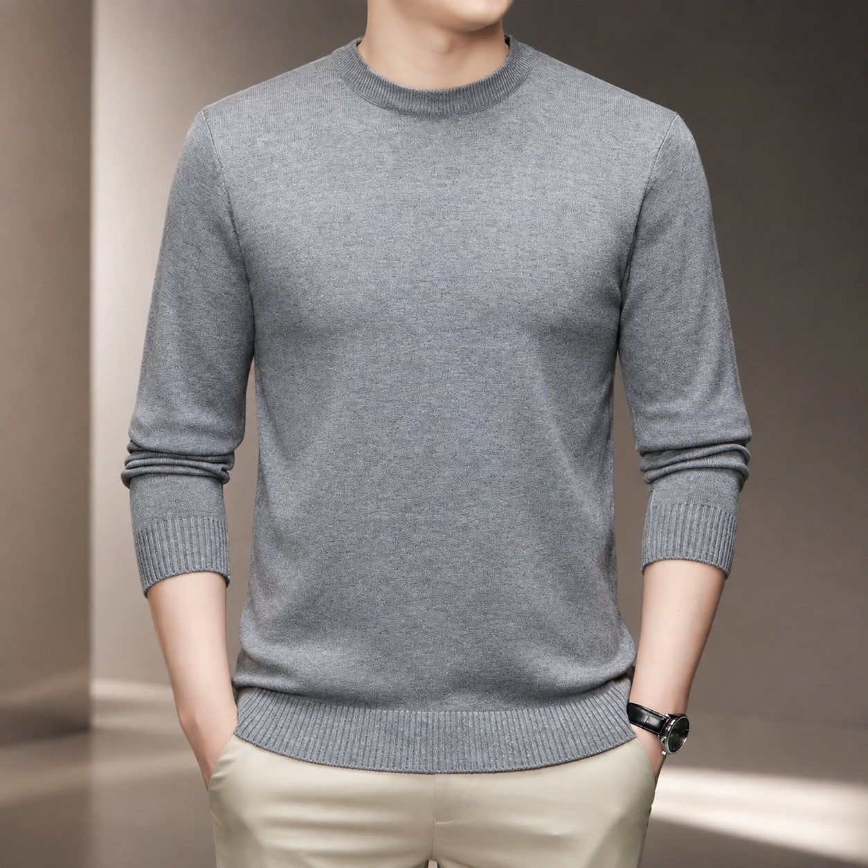 Dawson Men's Crewneck Knit Sweater