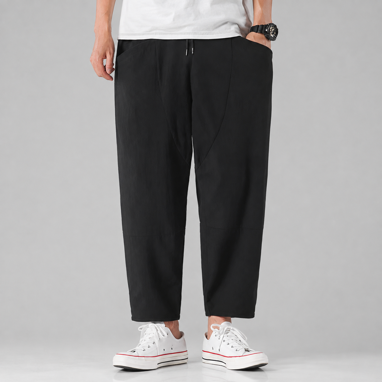 Declan Men's Cropped Cotton Pants
