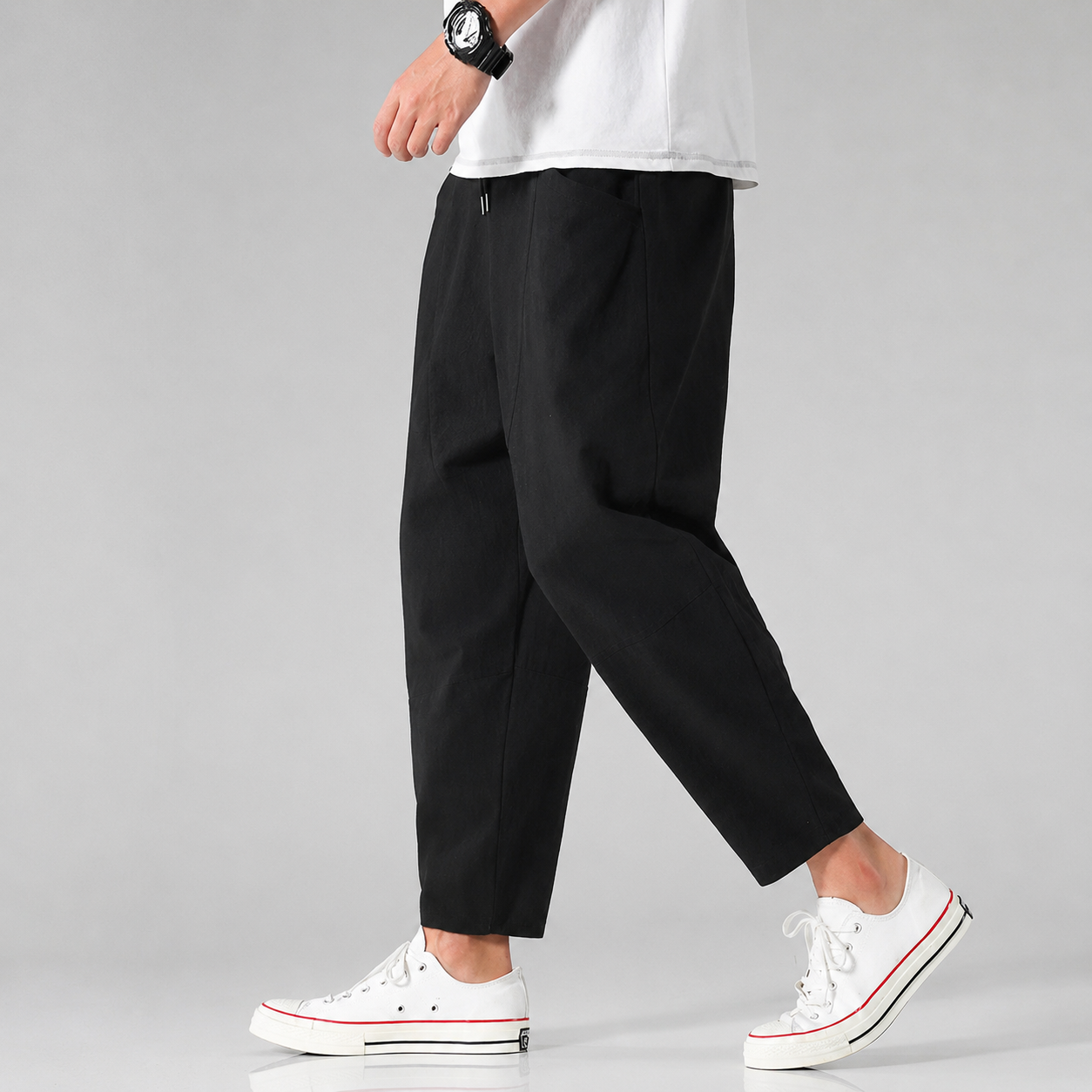 Declan Men's Cropped Cotton Pants