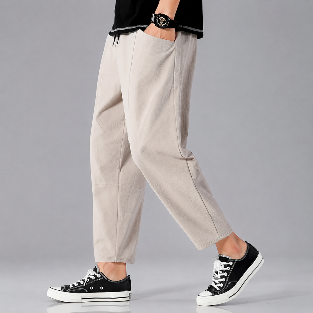 Declan Men's Cropped Cotton Pants