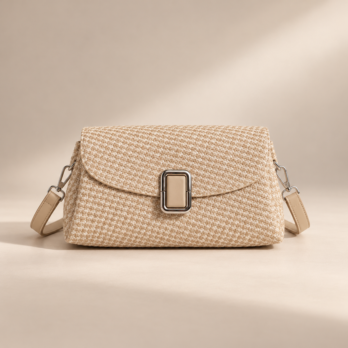 Elodie Woven Shoulder Bag