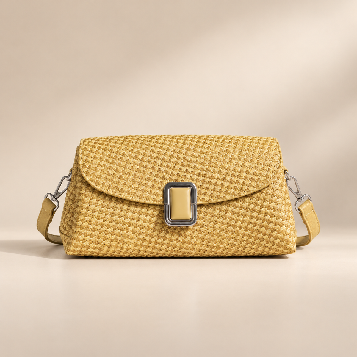 Elodie Woven Shoulder Bag