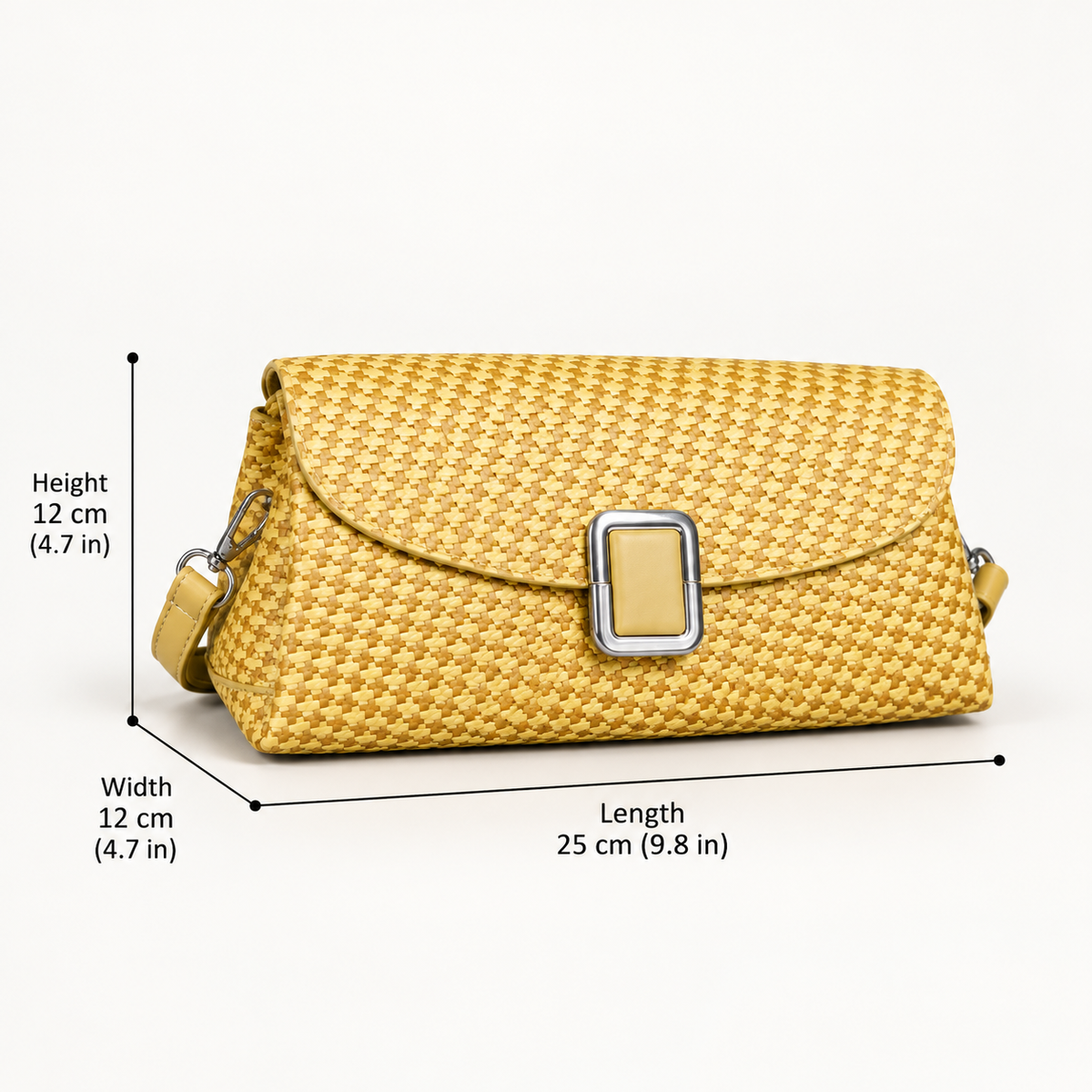 Elodie Woven Shoulder Bag