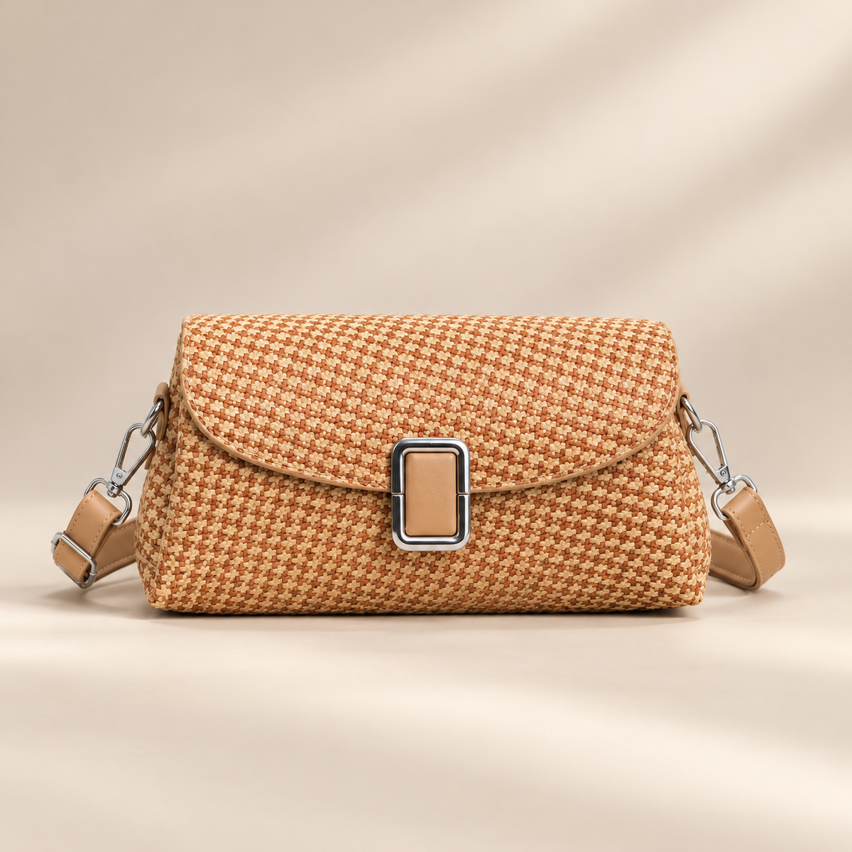 Elodie Woven Shoulder Bag