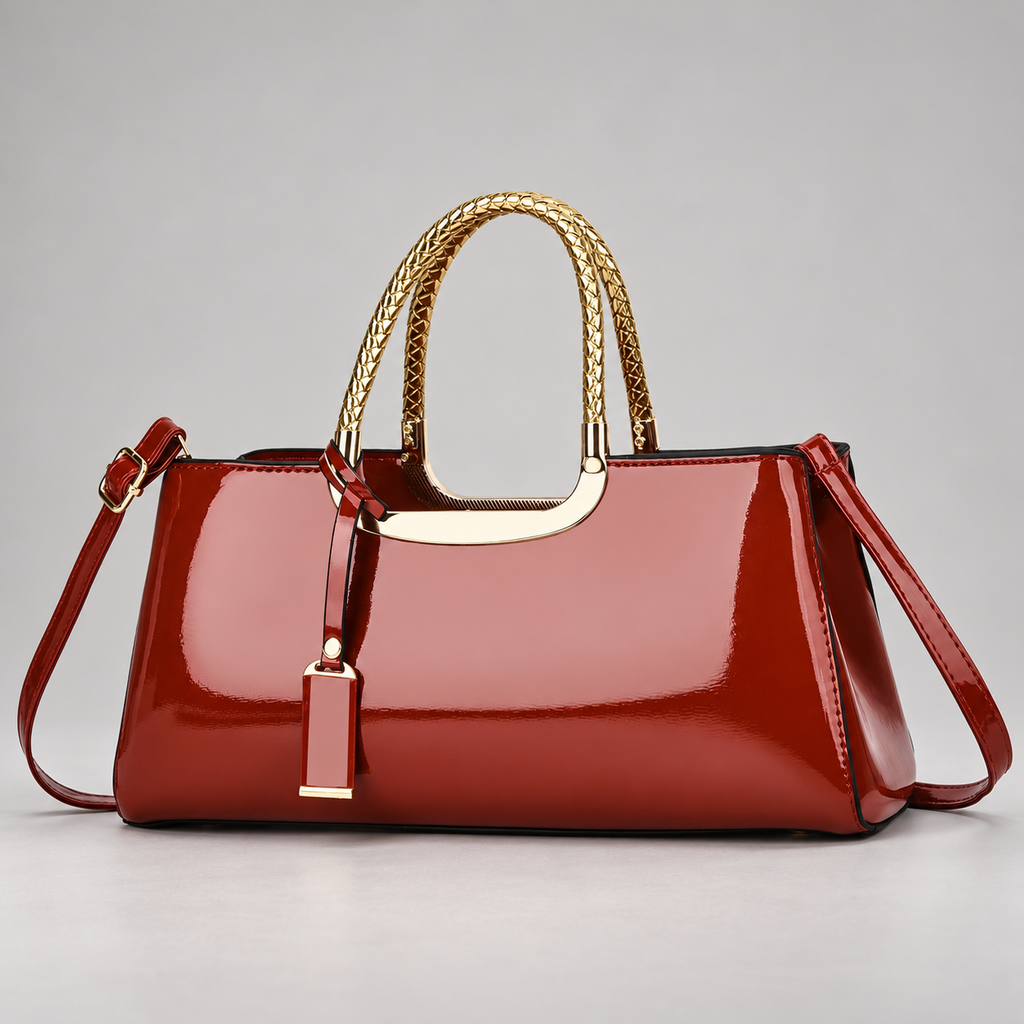 Roxen Women’s Structured Top Handle Shoulder Bag