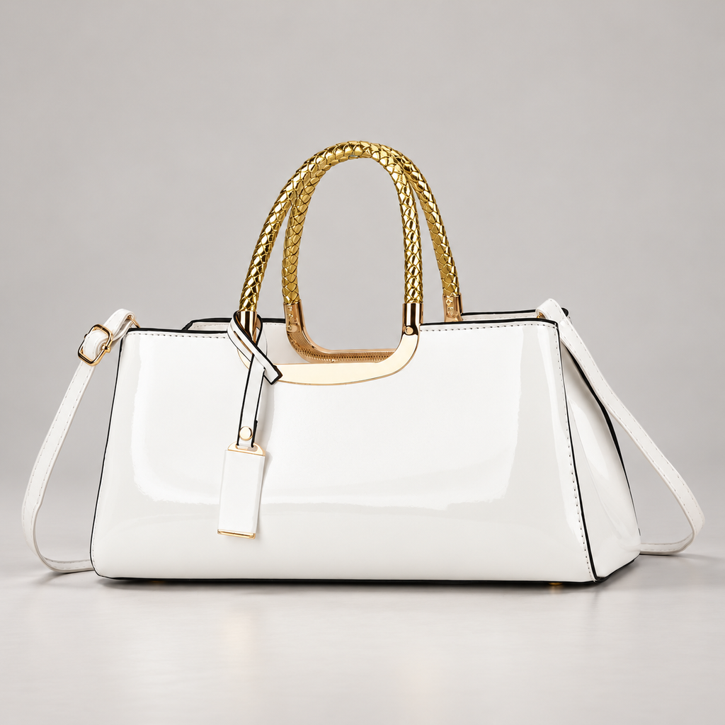 Roxen Women’s Structured Top Handle Shoulder Bag