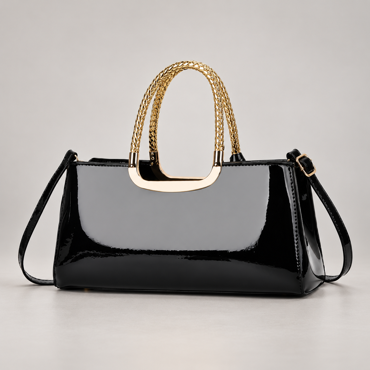 Roxen Women’s Structured Top Handle Shoulder Bag