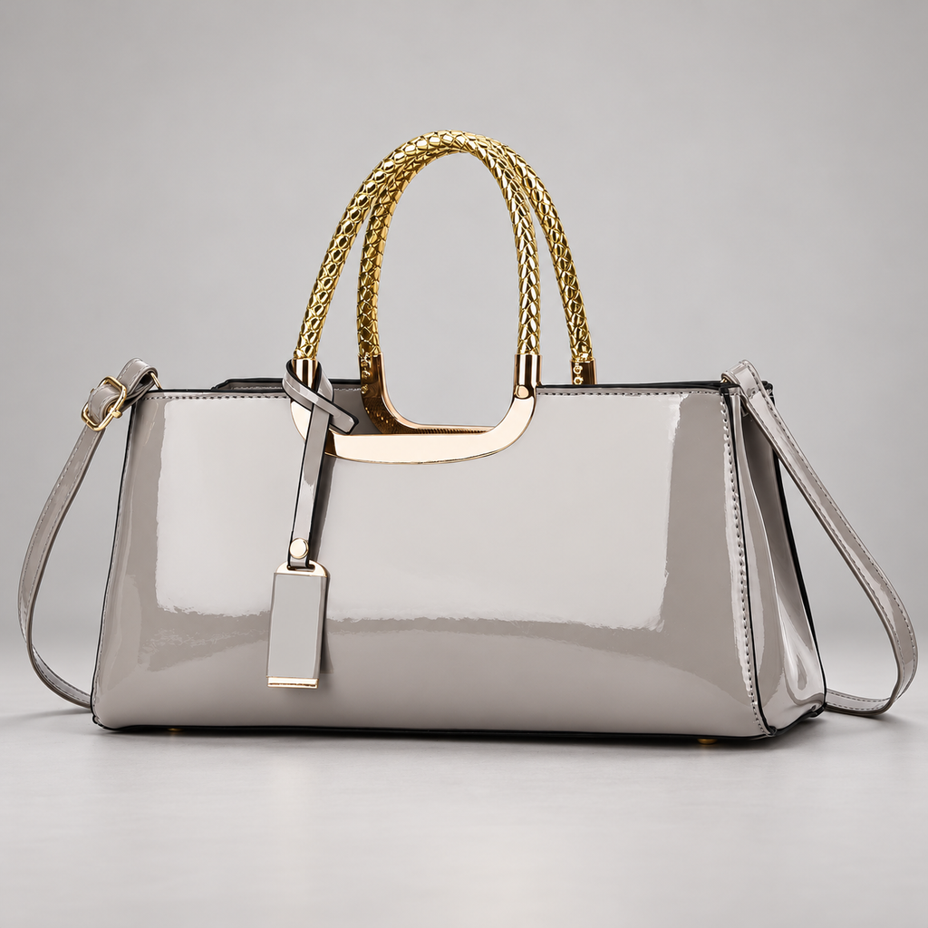 Roxen Women’s Structured Top Handle Shoulder Bag