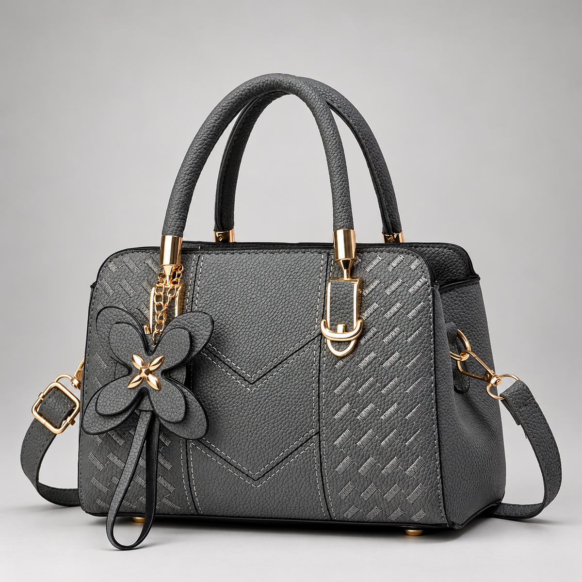 Mira Moreau Women’s Structured Satchel with Shoulder Strap