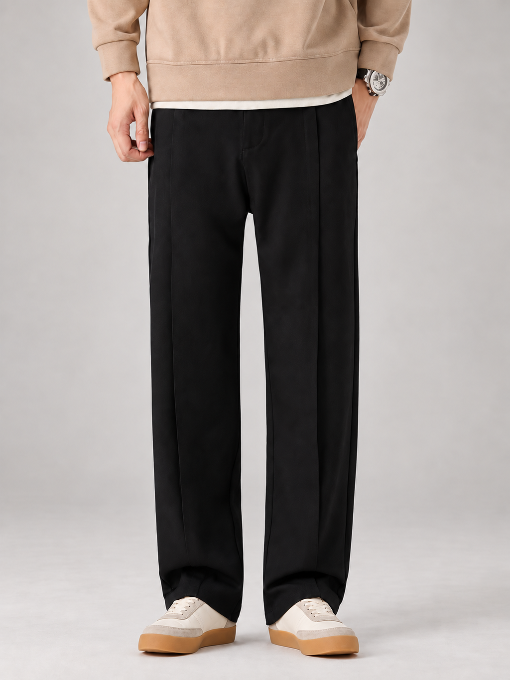 Harrison Men’s Pleated Wide-Leg Dress Pants