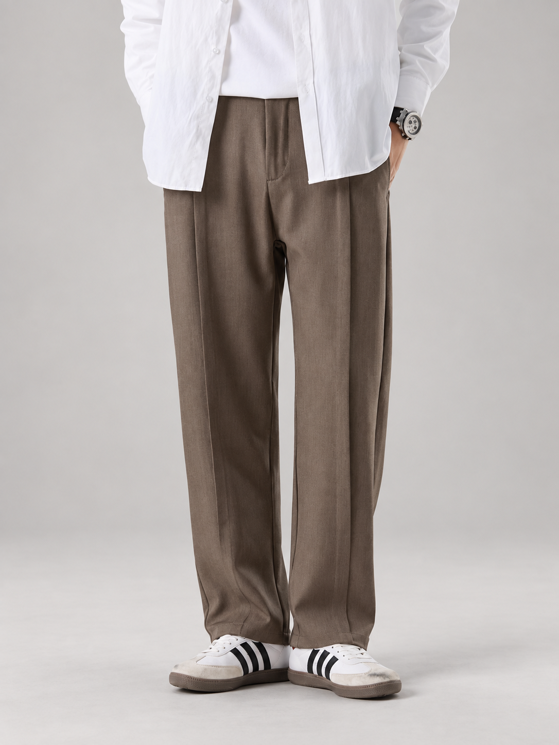 Harrison Men’s Pleated Wide-Leg Dress Pants