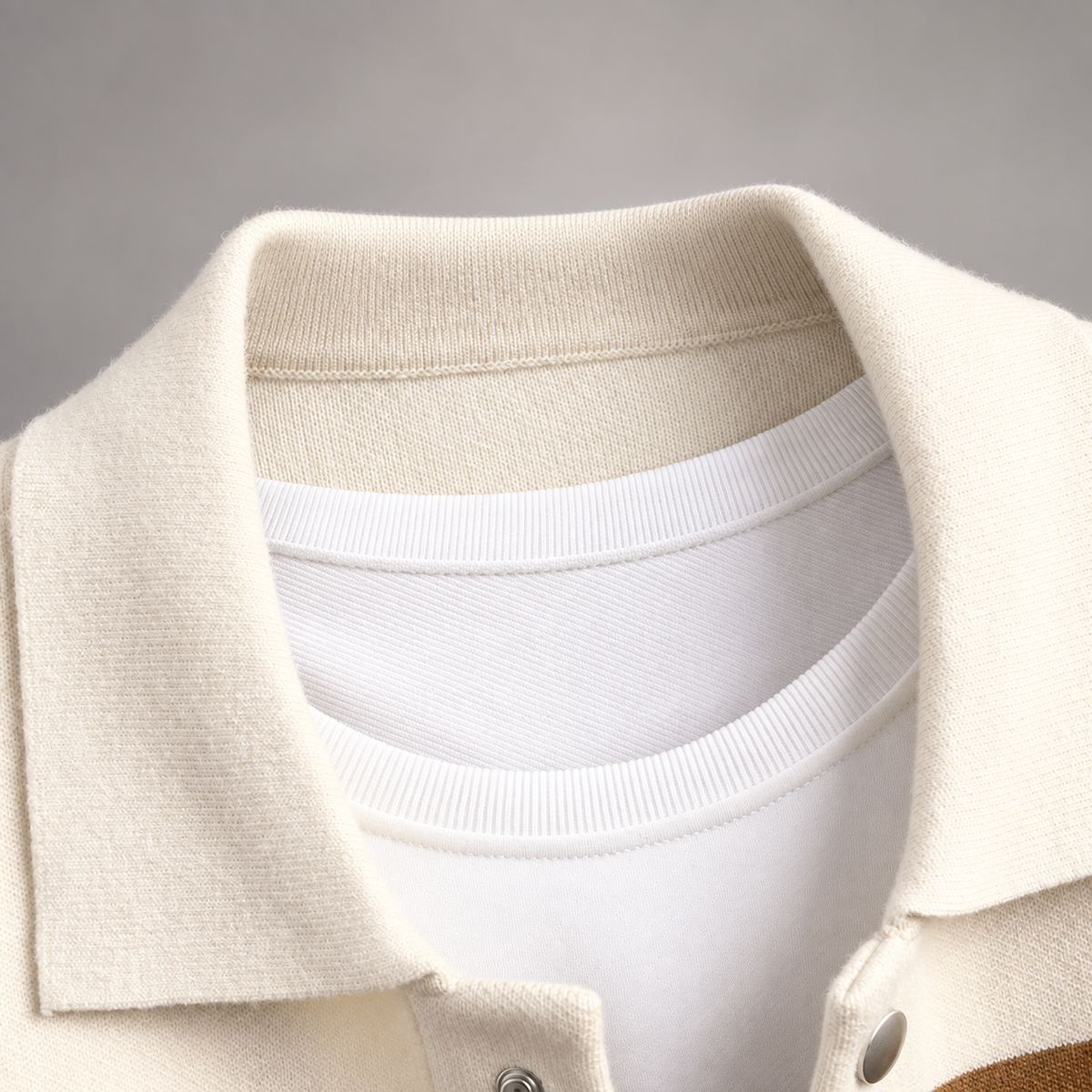 Harrison Men’s Color-Block Jacket with Snap Front and Patch Pockets