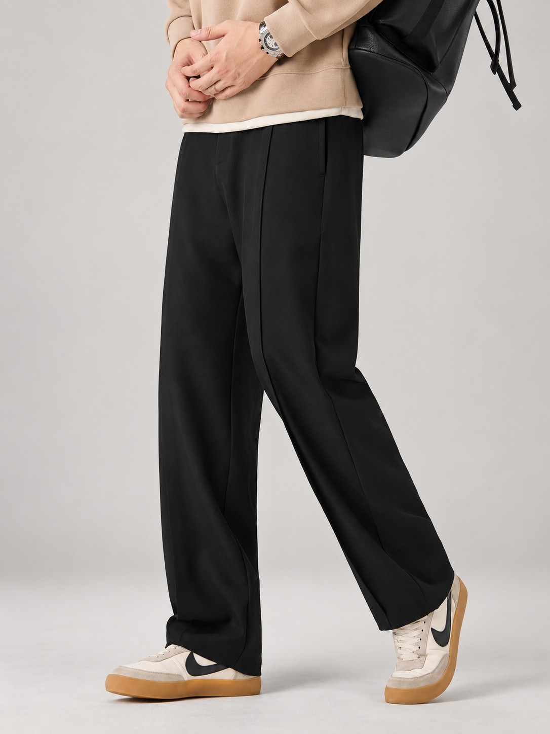 Harrison Men’s Pleated Wide-Leg Dress Pants