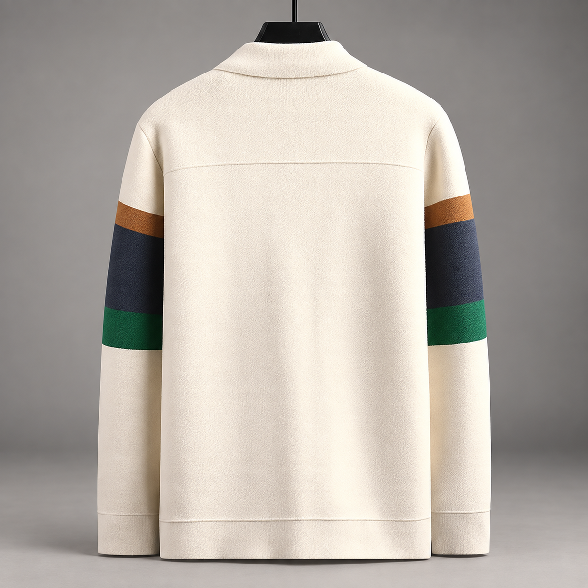 Harrison Men’s Color-Block Jacket with Snap Front and Patch Pockets