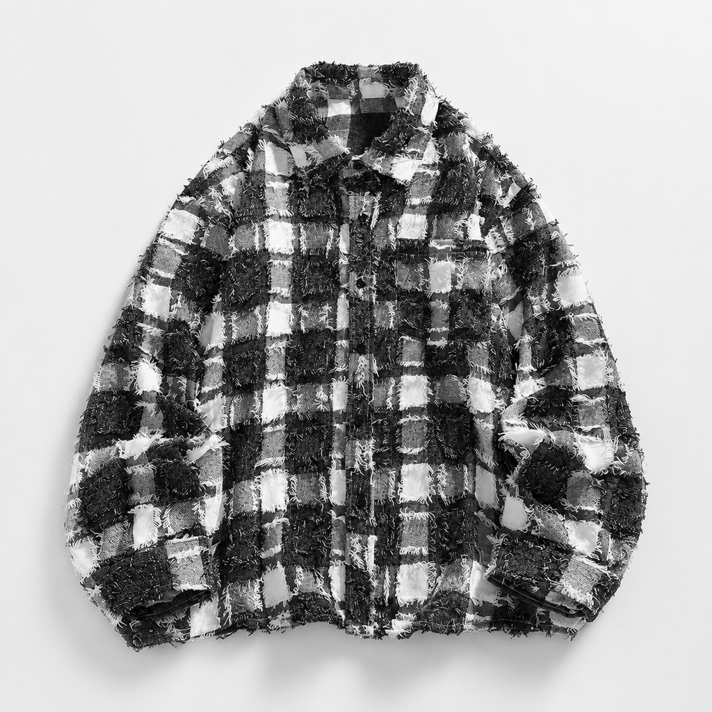 Hugo Men's Textured Oversized Jacket