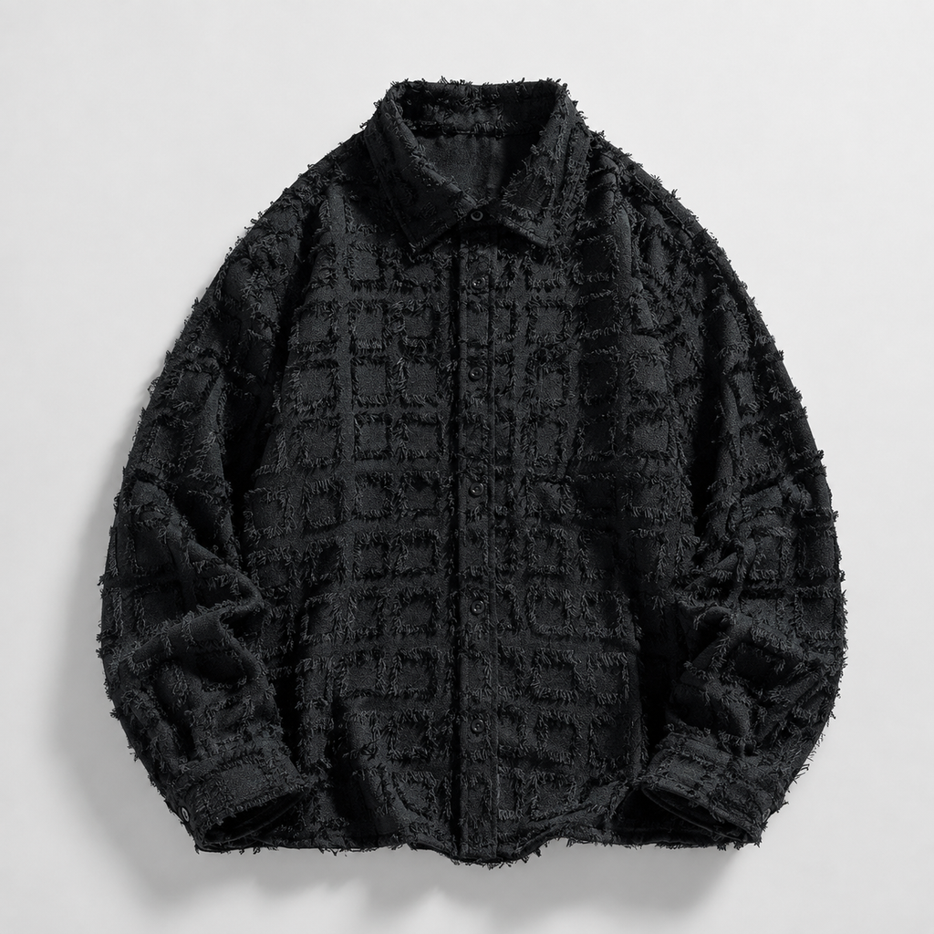 Hugo Men's Textured Oversized Jacket