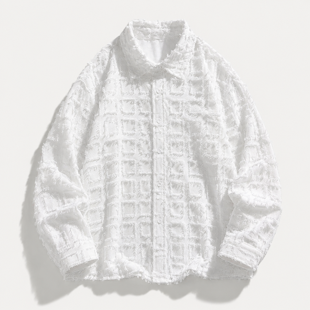 Hugo Men's Textured Oversized Jacket