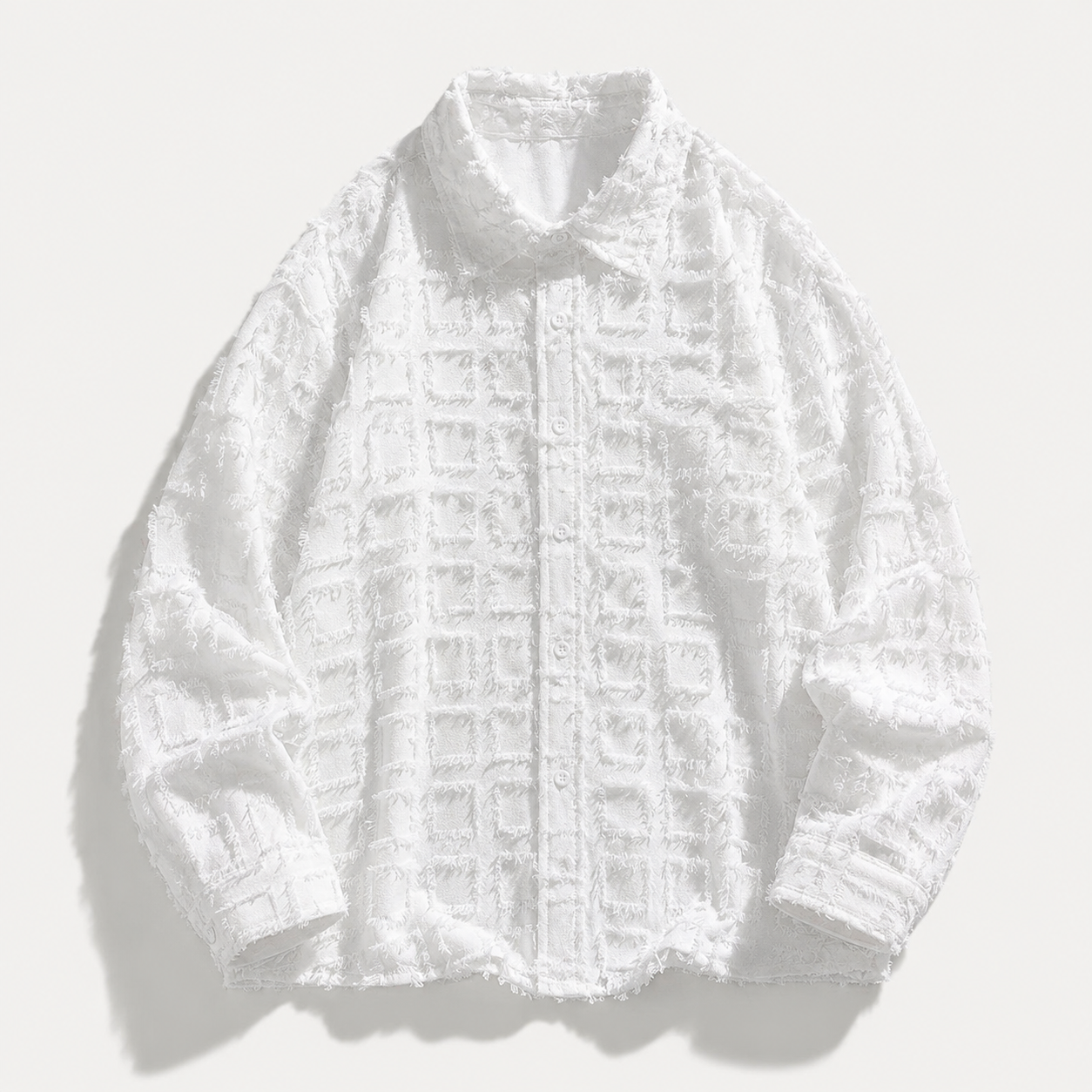Hugo Men's Textured Oversized Jacket
