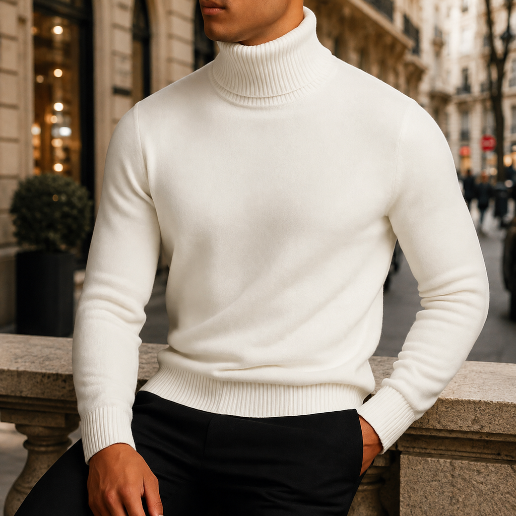 Julian Men's Knit Turtleneck Sweater
