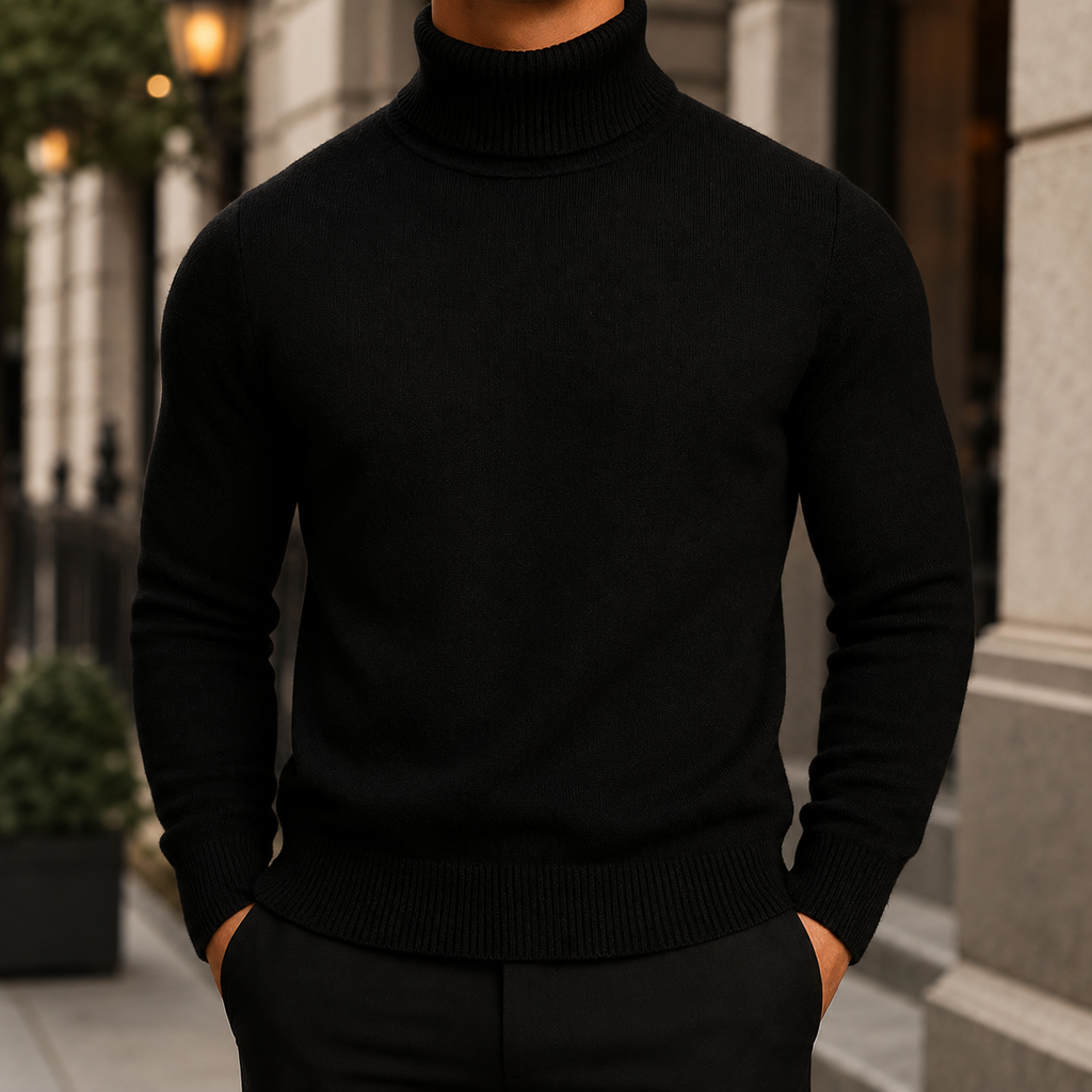 Julian Men's Knit Turtleneck Sweater
