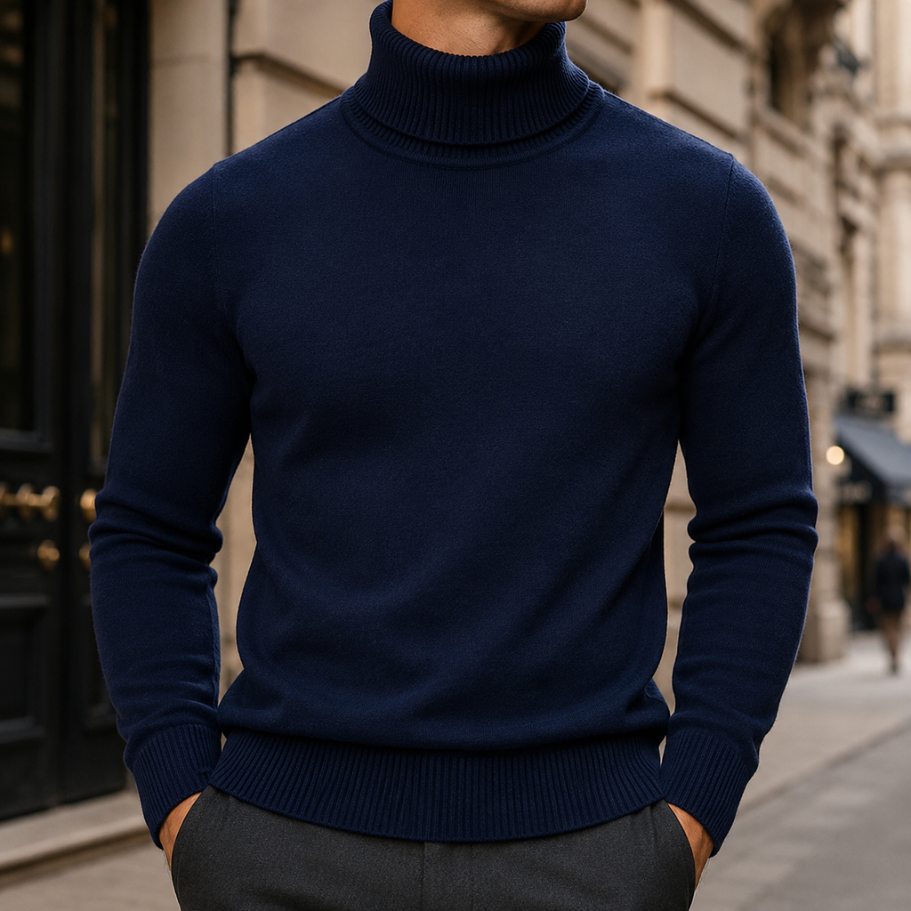 Julian Men's Knit Turtleneck Sweater