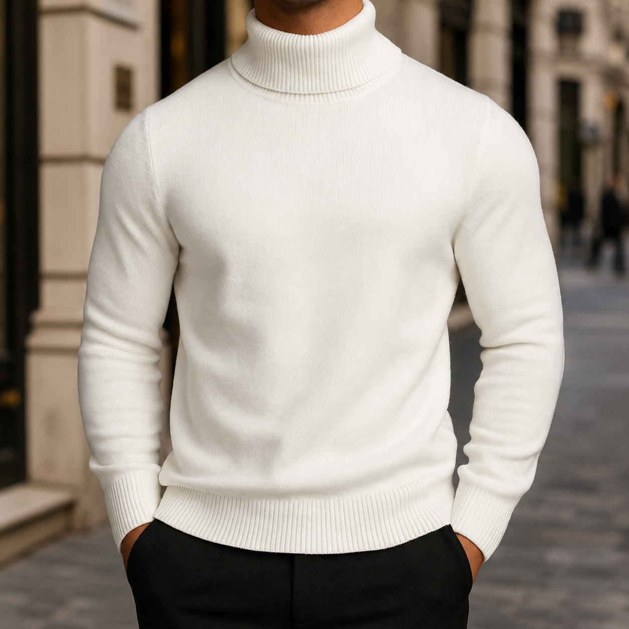 Julian Men's Knit Turtleneck Sweater