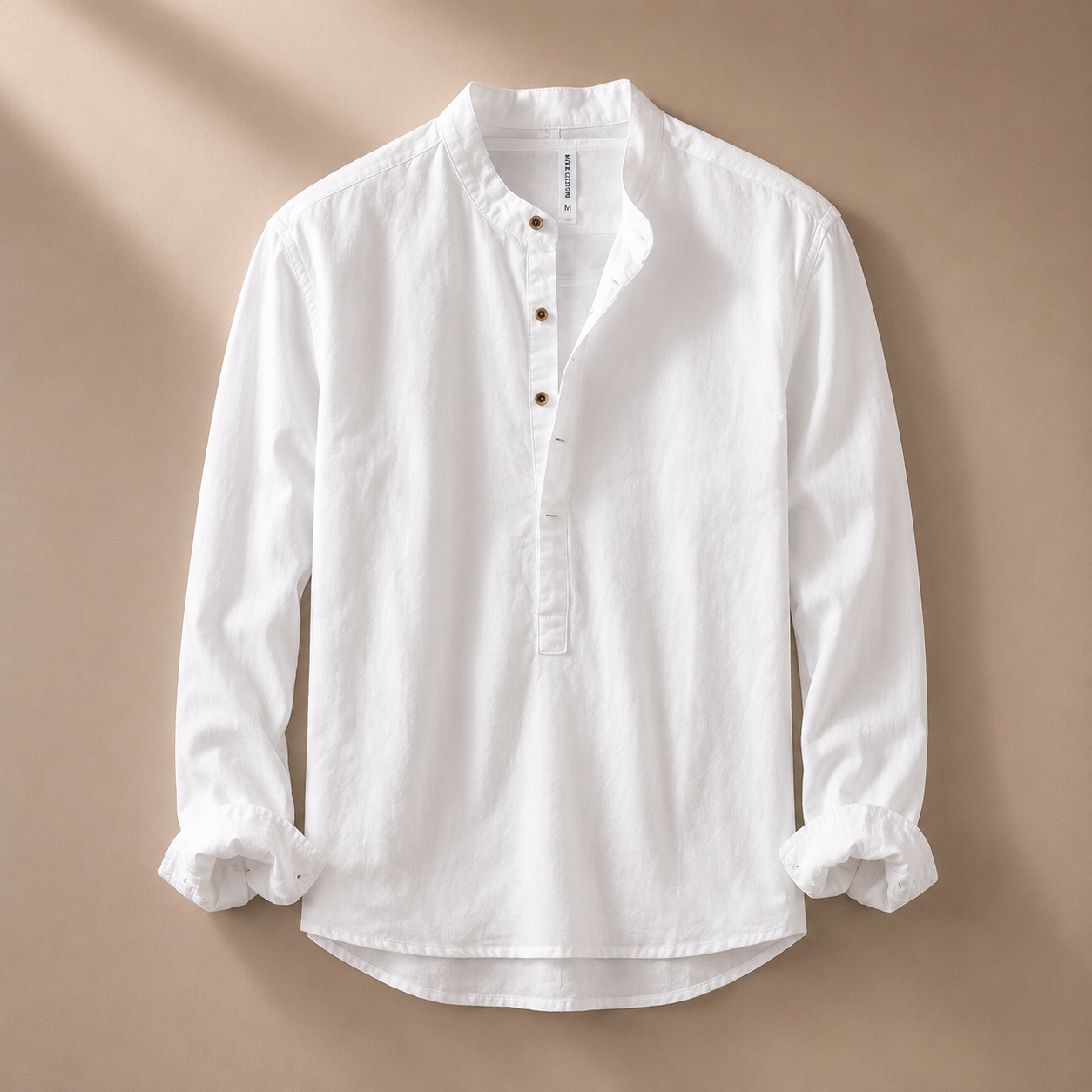 Leonardo Men's Cotton Linen Shirt